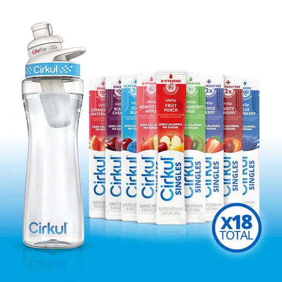 22oz. Plastic Bottle & GoSip® Black Cherry G0